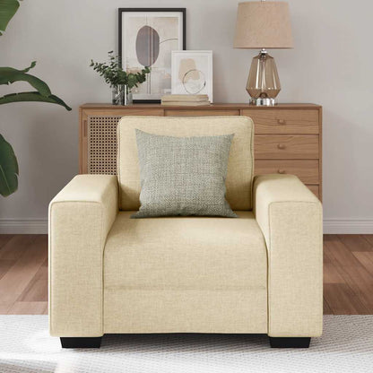 Sessel Creme 60 cm Stoff