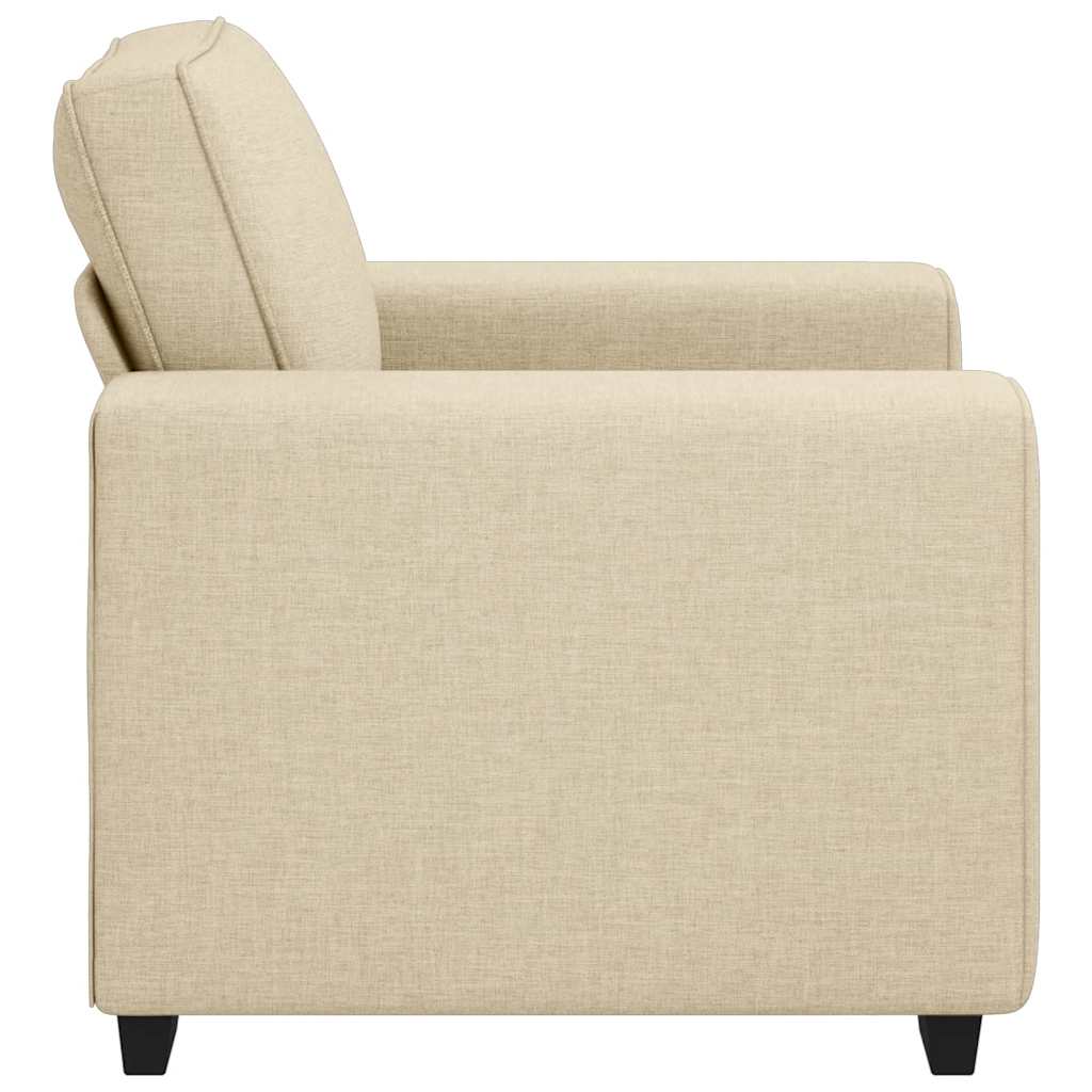 Sessel Creme 60 cm Stoff