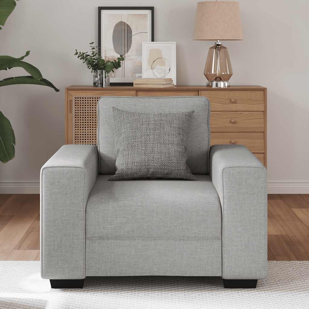 Sessel Wolkengrau 60 cm Stoff