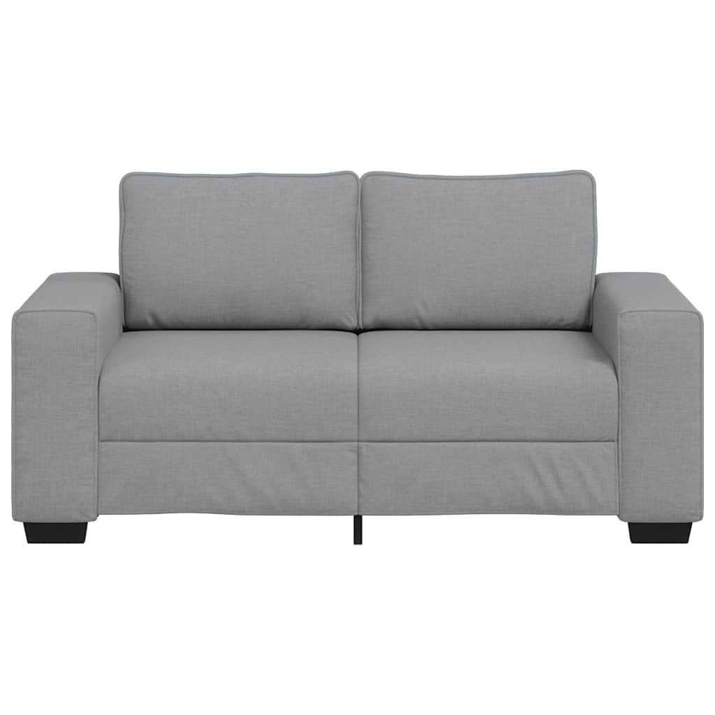 2-Sitzer-Sofa Hellgrau 120 cm Stoff