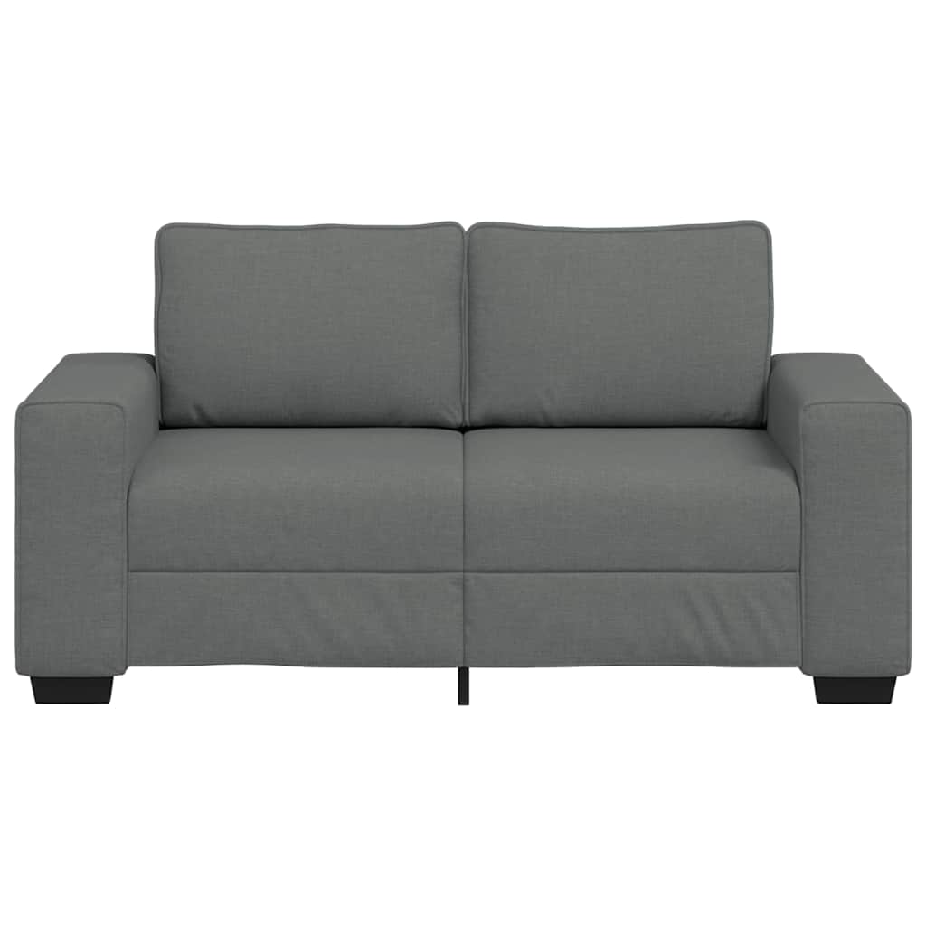 2-Sitzer-Sofa Dunkelgrau 120 cm Stoff