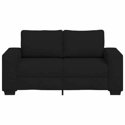 2-Sitzer-Sofa Schwarz 120 cm Stoff