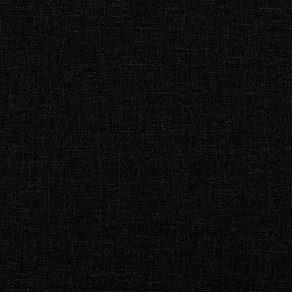 2-Sitzer-Sofa Schwarz 120 cm Stoff