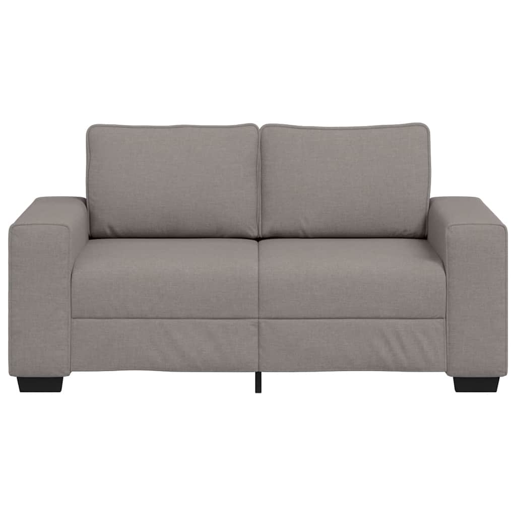 2-Sitzer-Sofa Taupe 120 cm Stoff