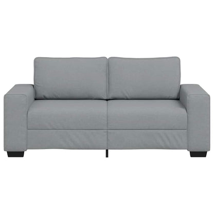 2-Sitzer-Sofa Hellgrau 140 cm Stoff