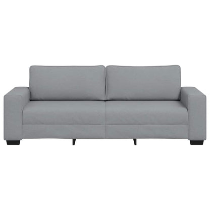 3-Sitzer-Sofa Hellgrau 180 cm Stoff
