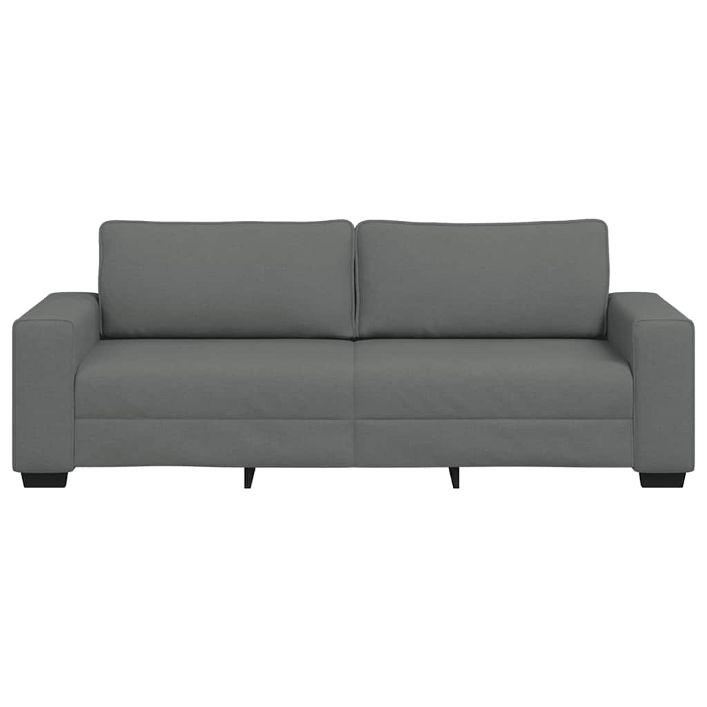 3-Sitzer-Sofa Dunkelgrau 180 cm Stoff