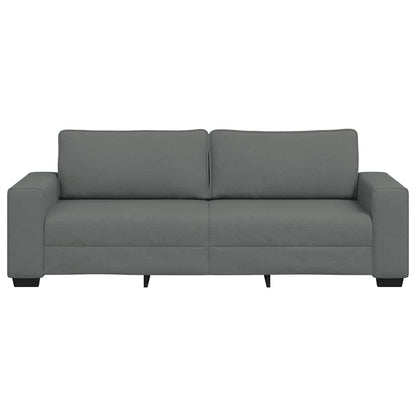 3-Sitzer-Sofa Dunkelgrau 180 cm Stoff