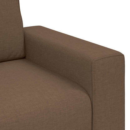 3-Sitzer-Sofa Braun 180 cm Stoff