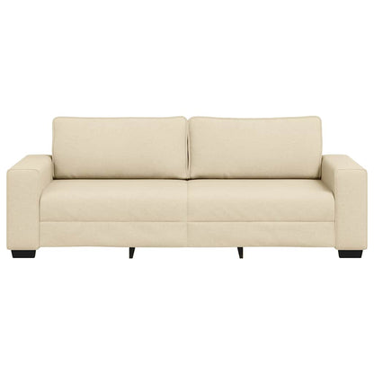 3-Sitzer-Sofa Creme 180 cm Stoff