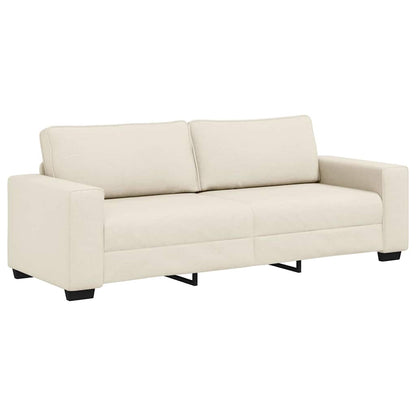 | Sofa | mit Kissen mit Kissen Beige 221 x 77 x 82 cm Leinen