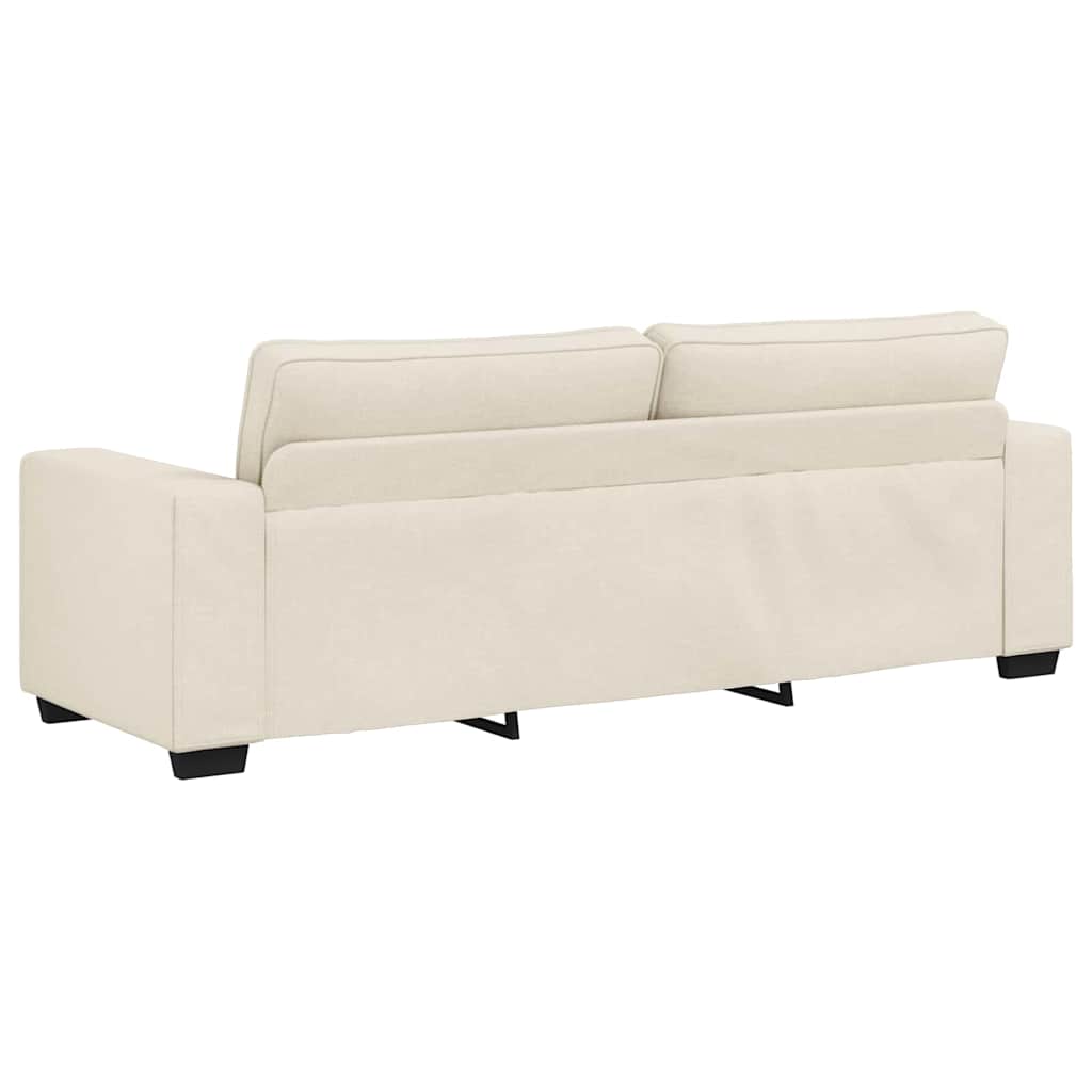 | Sofa | mit Kissen mit Kissen Beige 221 x 77 x 82 cm Leinen
