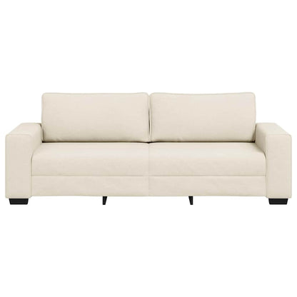 | Sofa | mit Kissen mit Kissen Beige 221 x 77 x 82 cm Leinen