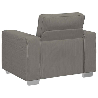 Sessel Hellgrau 60 cm Cordstoff