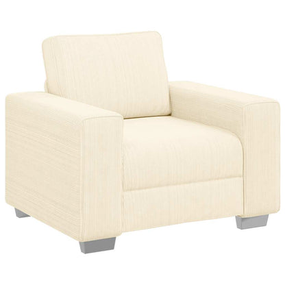 Sessel Creme 60 cm Cordstoff