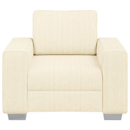 Sessel Creme 60 cm Cordstoff