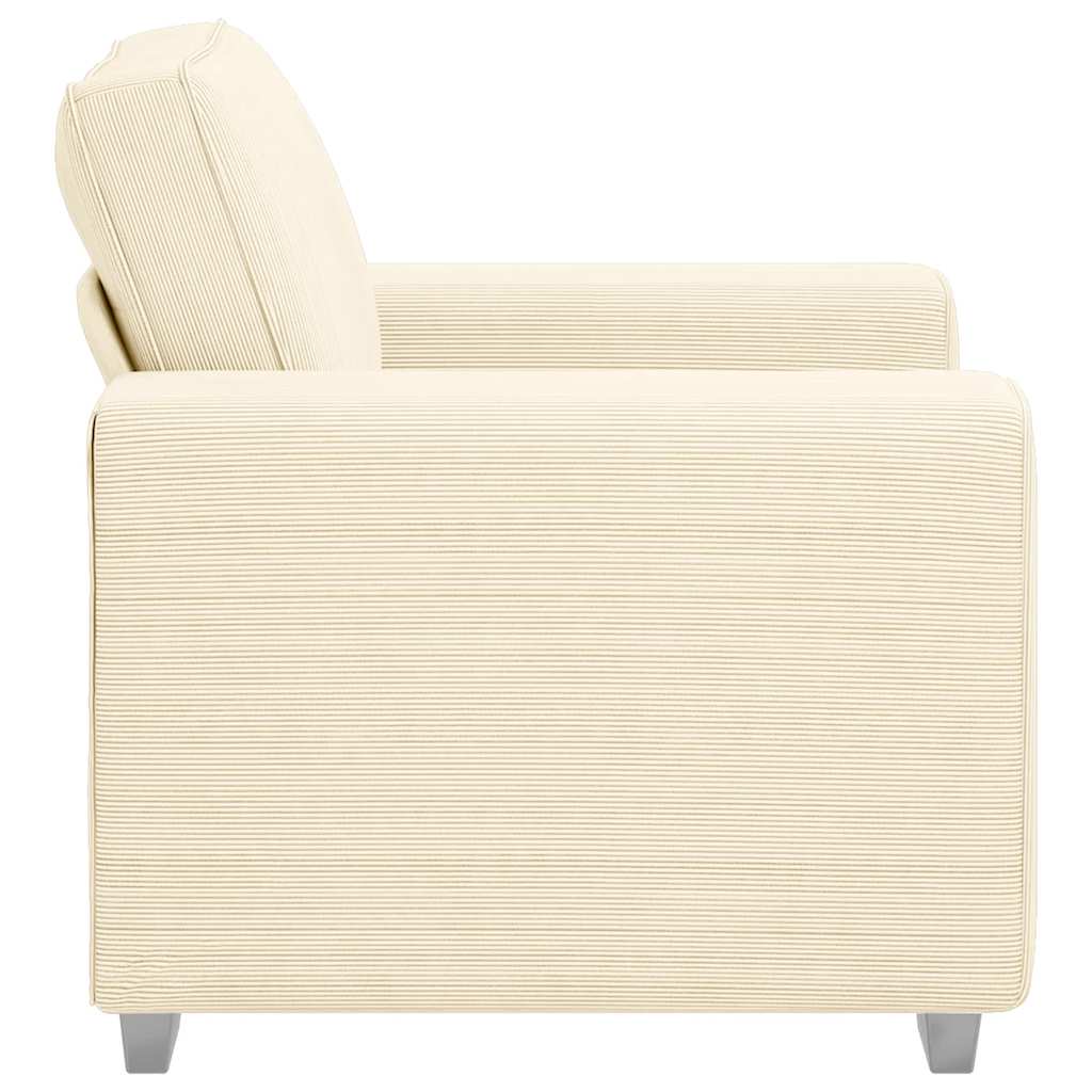 Sessel Creme 60 cm Cordstoff