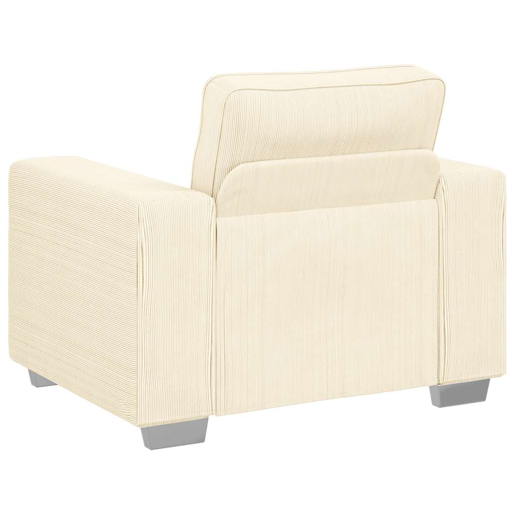 Sessel Creme 60 cm Cordstoff