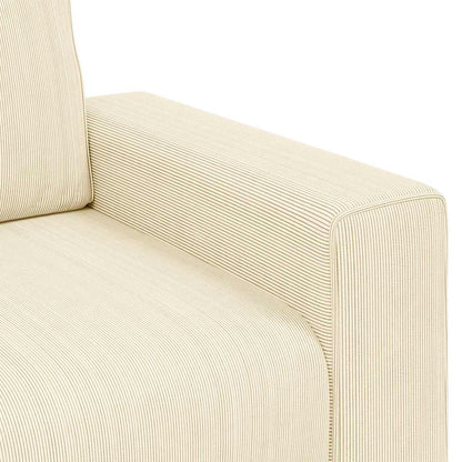 Sessel Creme 60 cm Cordstoff