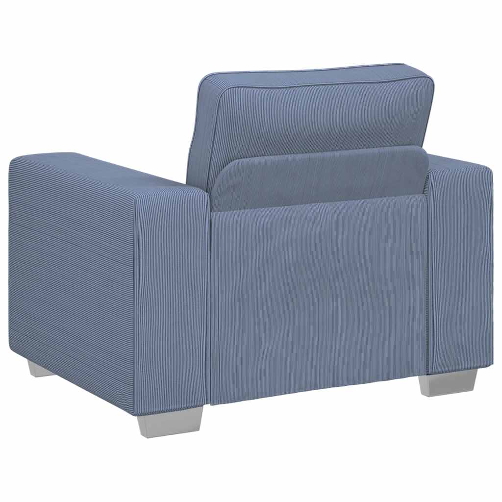 Sessel Blau 60 cm Cordstoff