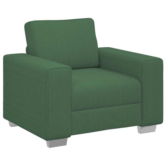 Sessel Dunkelgrün 60 cm Cordstoff