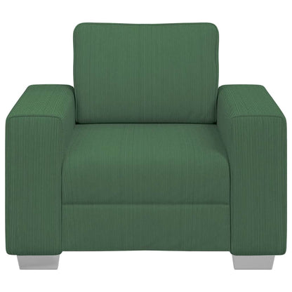 Sessel Dunkelgrün 60 cm Cordstoff