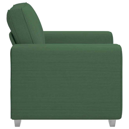 Sessel Dunkelgrün 60 cm Cordstoff