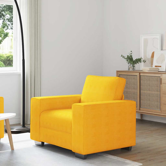 Sessel Hellgelb 60 cm Cordstoff