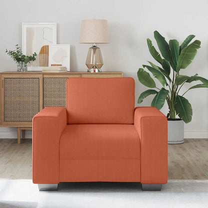 Sessel Rot Orange 60 cm Cordstoff