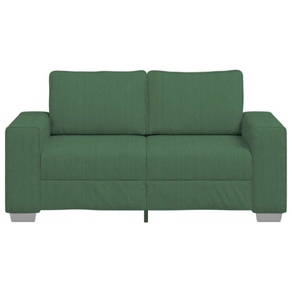 Zweisitzer-Sofa Dunkelgrün 120 cm Cordstoff