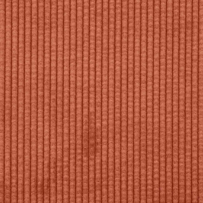 Zweisitzer-Sofa Rot Orange 120 cm Cordstoff