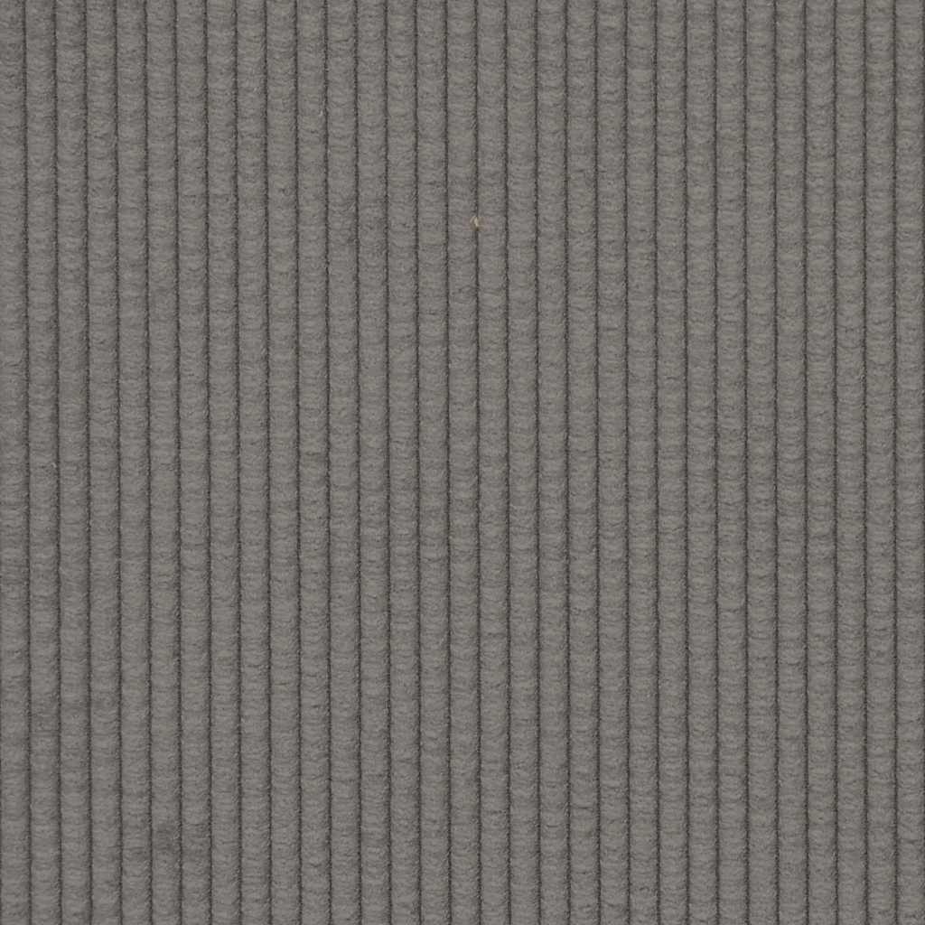 Zweisitzer-Sofa Hellgrau 140 cm Cordstoff