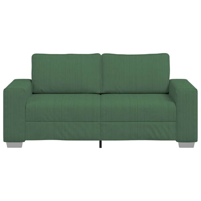 Zweisitzer-Sofa Dunkelgrün 140 cm Cordstoff