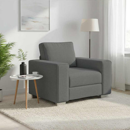 Sofa Dunkelgrau 100 x 77 x 82 cm Stoff
