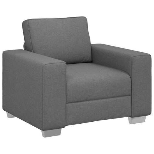 Sofa Dunkelgrau 100 x 77 x 82 cm Stoff