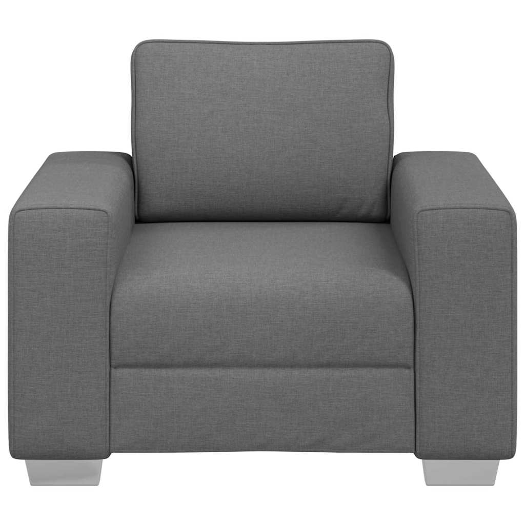 Sofa mit Kissen Dunkelgrau 100 x 77 x 82 cm Stoff