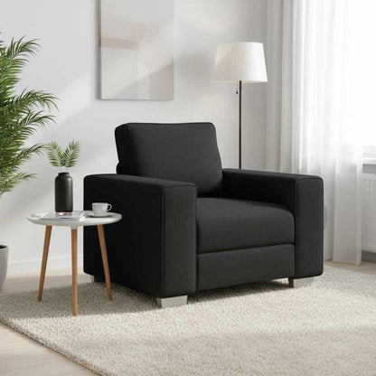 Sofa Schwarz 100 x 77 x 82 cm Stoff