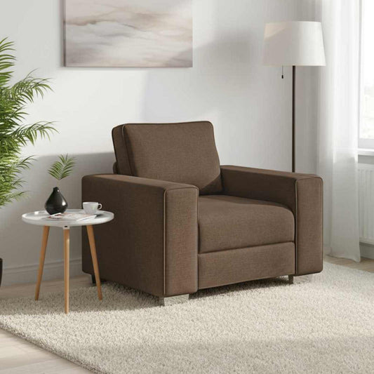 Sofa Braun 100 x 77 x 82 cm Stoff