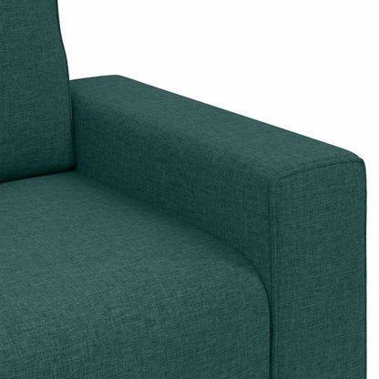 Sofa mit Kissen Dunkelgrün 100 x 77 x 82 cm Stoff
