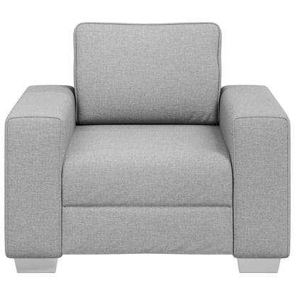Sofa Wolkengrau 100 x 77 x 82 cm Stoff