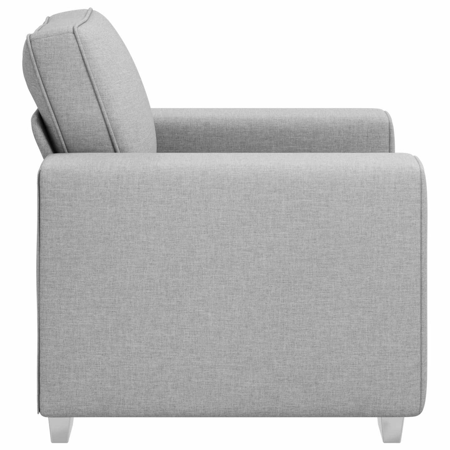 Sofa Wolkengrau 100 x 77 x 82 cm Stoff