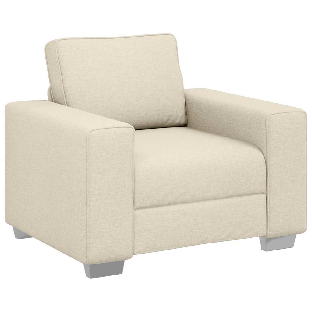 Sofa mit Kissen mit Kissen Beige 100 x 77 x 82 cm Leinen