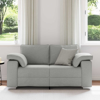 Sofa Wolkengrau 160 x 77 x 82 cm Stoff
