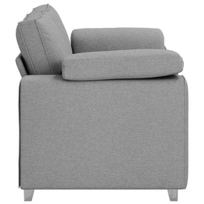 Sofa mit Kissen Wolken-Grau 160 x 77 x 82 cm Stoff
