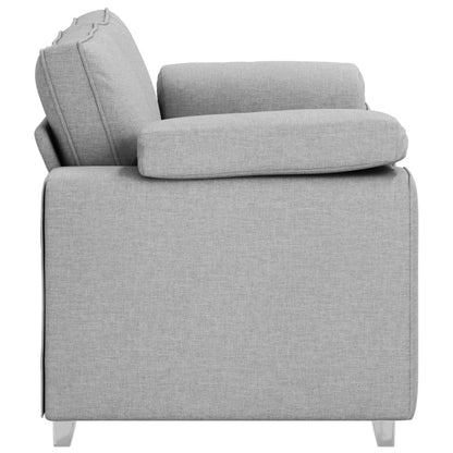 Sofa Wolkengrau 160 x 77 x 82 cm Stoff