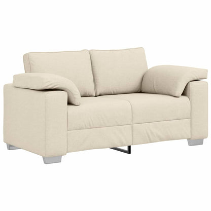 Sofa Beige 160 x 77 x 82 cm Leinen