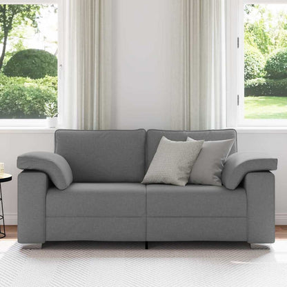 Sofa mit Kissen Dunkelgrau 180 x 77 x 82 cm Stoff