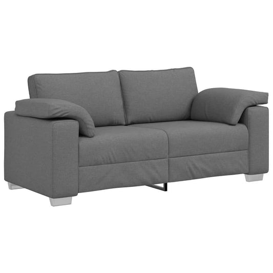 Sofa mit Kissen Dunkelgrau 180 x 77 x 82 cm Stoff