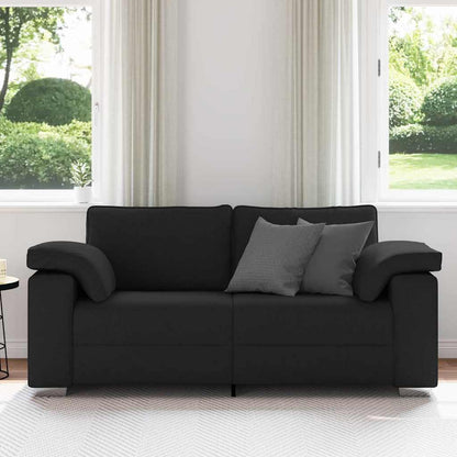 Sofa Schwarz 180 x 77 x 82 cm Stoff