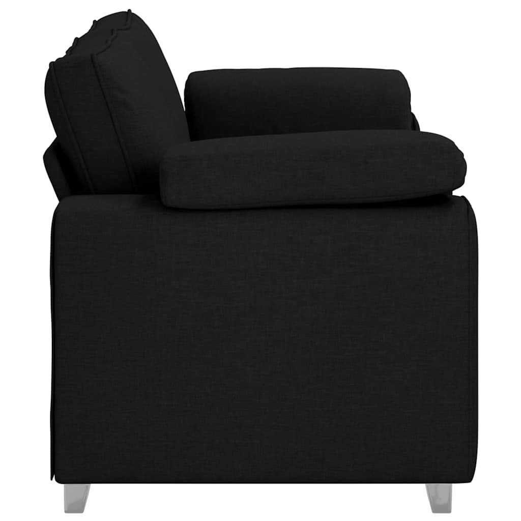 Sofa Schwarz 180 x 77 x 82 cm Stoff